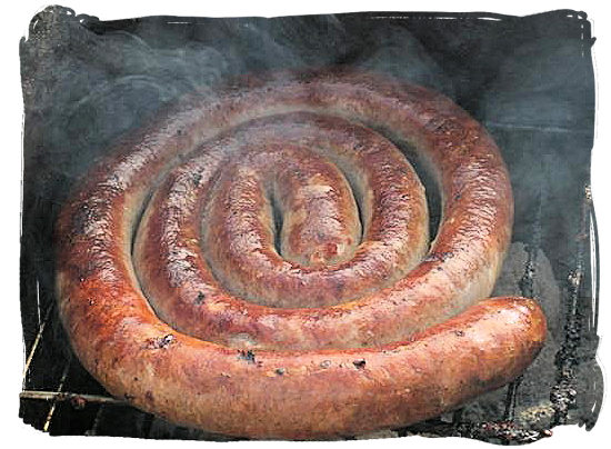 Boerewors (Farmers sausage) - South African food adventure, South Africa food safari