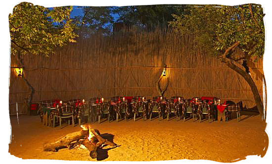 Bushveld dinner in the boma - Best African Safaris, African safari wildlife park, safari vacation