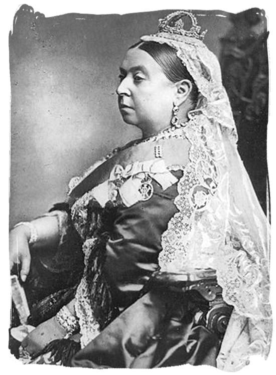 Her majesty queen Victoria who reigned Great Britain and its colonies from 1837 until 1901- Colonial history of South Africa