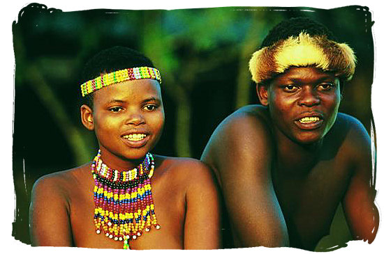 With their Zulu inspired beading and a the coat of arms of a Scottish knight 