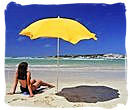 Girl enjoying one of the South Africa beaches