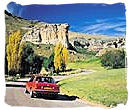 Beautiful mountain scenery in the Golden Gate Highlands National Park, South Africa