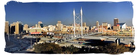 Mandela Bridge and the CBD on the skyline of Johannesburg - City of Johannesburg South Africa Attractions, the Top 15