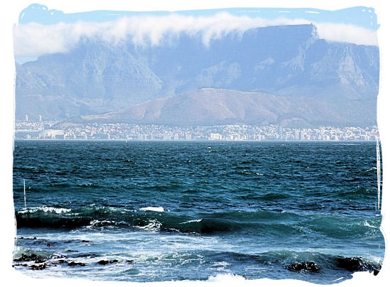 Cape Town and Table Mountain viewed from Robben Island - City of Cape Town South Africa, Tours and Travel Guides