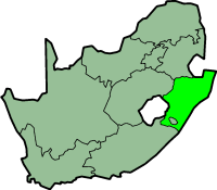 Kwazulu-Natal province - map position