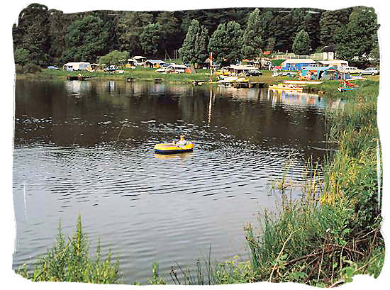 Lakeside caravan park in Magoebaskloof, Limpopo province