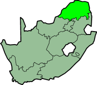 Limpopo province - map position