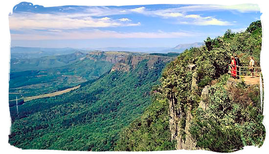 View from Gods Window in the Northern Drakensberg Escarpment in the Mpumalanga Province