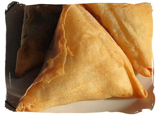 Indian samoosas (South African spelling) - Indian Cuisine in South Africa, Indian Food Images