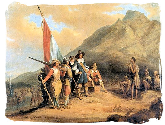 Arrival of Jan van Riebeeck is 1652, the first European to settle on South African soil