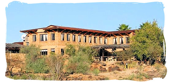 Reception offices and Restaurants at Augrabies Falls National Park