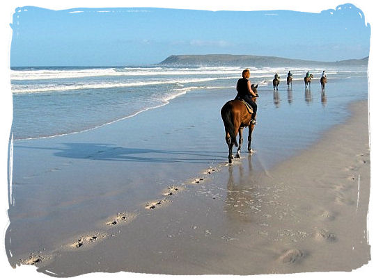 There's nothing quite like horse riding on the beach with the wind in your hair - Activity Attractions in Cape Town South Africa and the Cape Peninsula