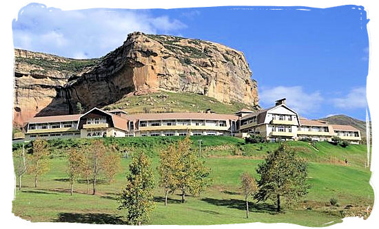 The Brandwag Hotel and rest camp in the Golden Gate Highlands National Park