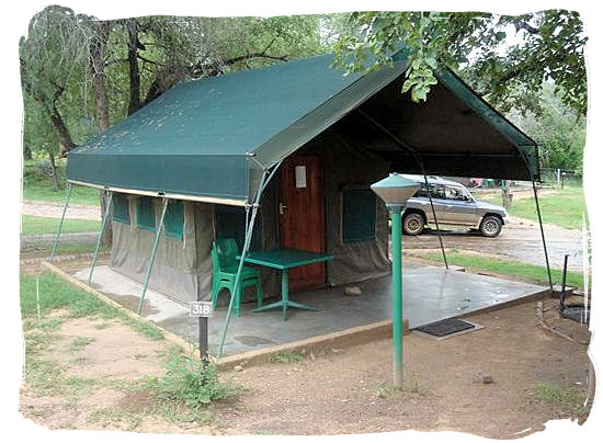 Economical Safari tent accommodation at Skukuza - Kruger National Park accommodation