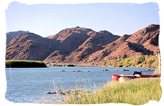 The Augrabies Falls National Park, Augrabies Resorts, South Africa - Canoeing on the Orange river