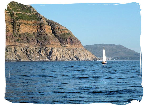 View of Chapman's Peak from the sea - Activity Attractions in Cape Town South Africa and the Cape Peninsula