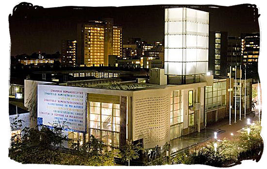 The constitutional court building on Constitution Hill in Johannesburg - South African constitution