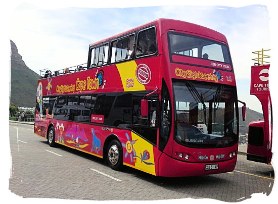 The hop-on, hop-off Cape Town sightseeing bus - Cape Town Maps, Cape Town Places and Cape Town Guide