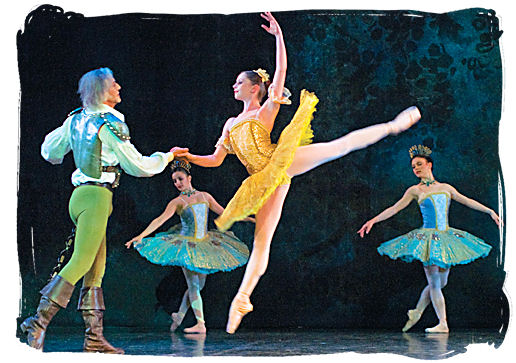 Scene from the South African Ballet Theatre production of Don Quixote, presented at the National Arts Festival In Grahamstown on 2 July 2008 - South Africa dance