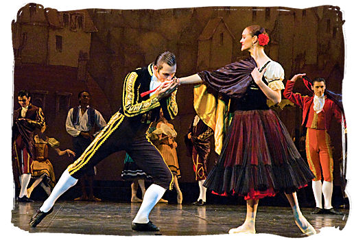 Scene from the South African Ballet Theatre production of Don Quixote, presented at the National Arts Festival In Grahamstown on 2 July 2008 - South African dance