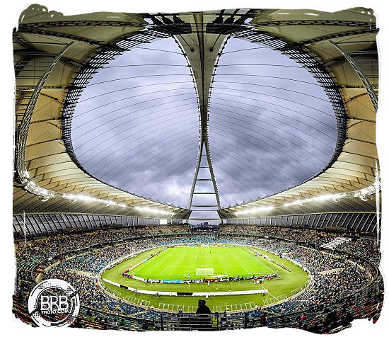 The Moses Mabhida Stadium is one of the newly constructed stadiums that hosted the 2010 soccer world championship