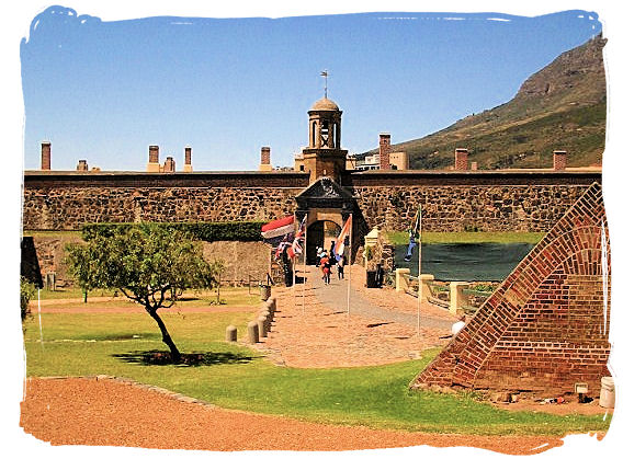 Main entrance to the Castle of Good Hope built by the Dutch East India Company from 1666 to 1679