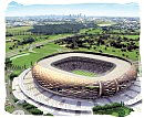 Soccer City stadium in Johannesburg