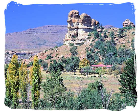 Farmhouse near the town of Clarens - Golden Gate Highlands National Park