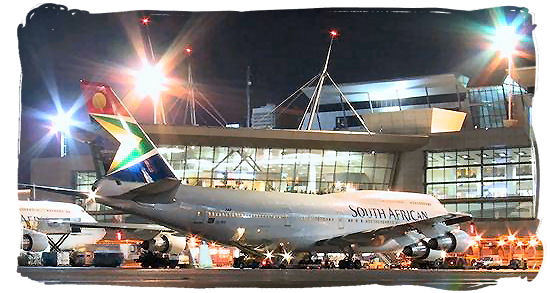 O.R. Tambo International airport at Johannesburg