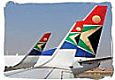 SAA airplanes at O.R.Tambo airport