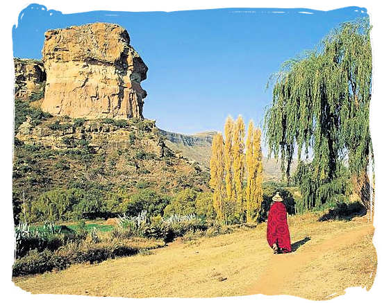 Landscape in the Golden Gate Highlands National Park