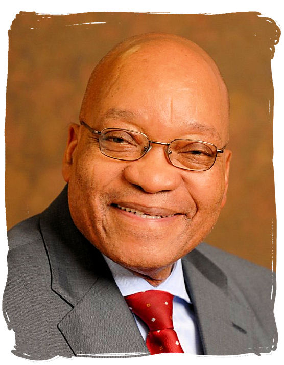 Jacob Gedleyihlekisa Zuma, current president of the Republic of South Africa, who succeeded Thabo Mbeki in May 2009 - History of Apartheid in South Africa