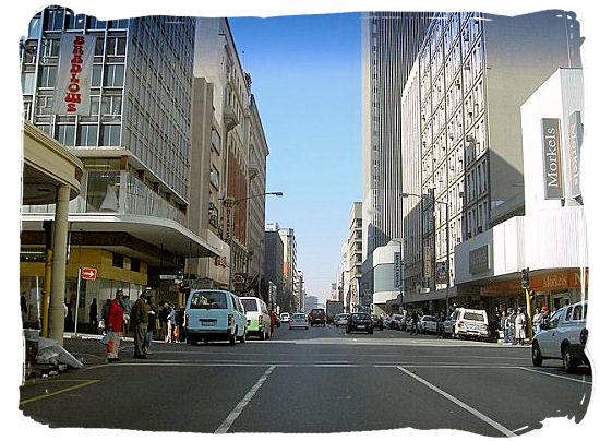 Street in Johannesburg central business district - City of Johannesburg South Africa, Tours and Travel guide
