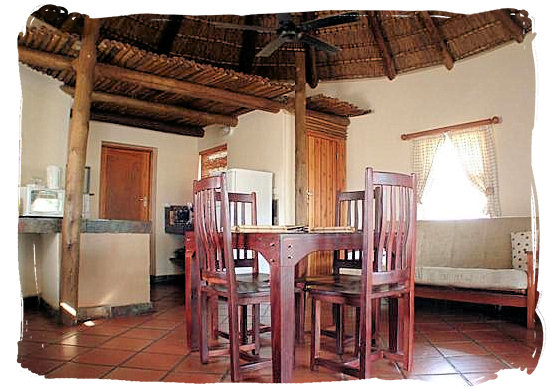 Inside of a chalet in the Leokwe rest camp - Mapungubwe National Park