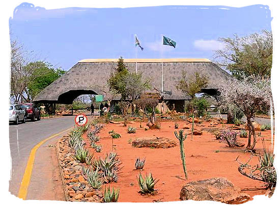 Malelane gate, sourthernmost entrance to the Kruger National Park