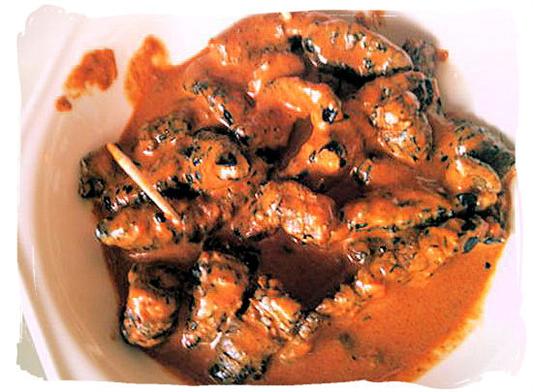 Mashonzha, cooked Mopani worms spiced with chilli - South Africa's Traditional African Food