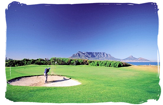 Milnerton Golf Course is a seaside course, nestling between the Atlantic ocean and the Rietvlei river - Activity Attractions in Cape Town South Africa and the Cape Peninsula