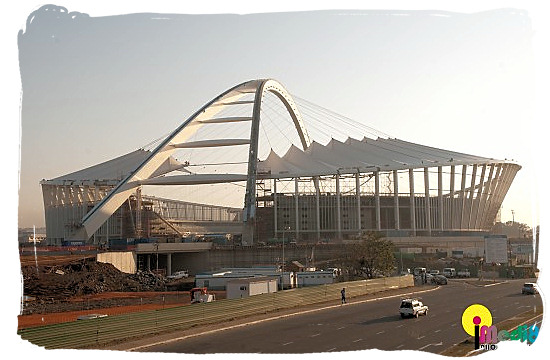 Moses Mabhida stadium at Durban - South Africa Rugby, Tri Nations Rugby and Super 14 Rugby