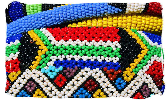A close up of the delicate and skilful Ndebele beadwork - The Ndebele People, Culture and Language