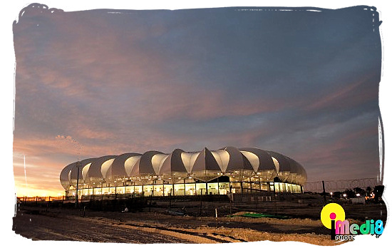 The new Nelson Mandela stadium at Port Elizabeth - South Africa Rugby, Tri Nations Rugby and Super 14 Rugby