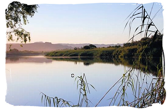 The Orange river in South Africa