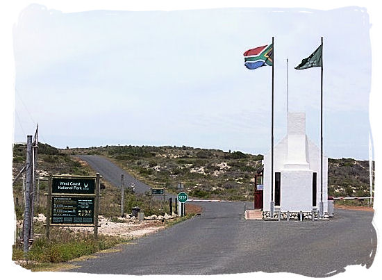 The entrance to the Park - West Coast National Park, South Africa National Parks