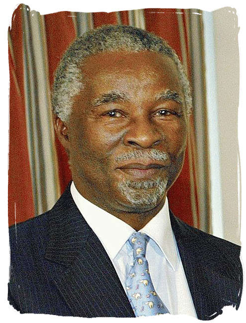 Thabo Mbeki, who succeeded Nelson Mandela as State President of South Africa in June 1999 - History of Apartheid in South Africa