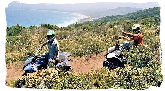 Enjoy the beautiful scenery around Knysna from a quad bike - Knysna Activities, Attractions and Festivals in South Africa