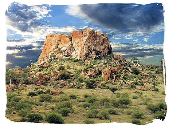 Rock formation in the Park