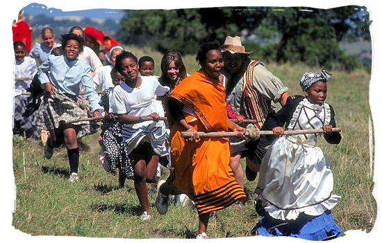 Young South Africans at play - languages of south africa, south african language