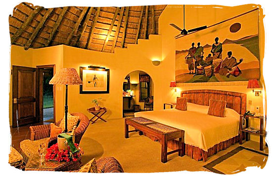 Luxurious accommodation in Sable Camp at Mala Mala private game reserve