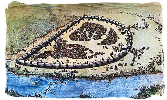 Sketch of the Battle of Blood river