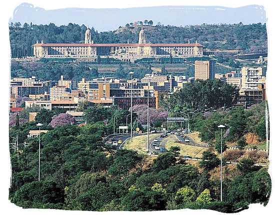 Union buildings in Pretoria, official seat of the South African government, also housing the office of the President of South Africa - National symbols of South Africa