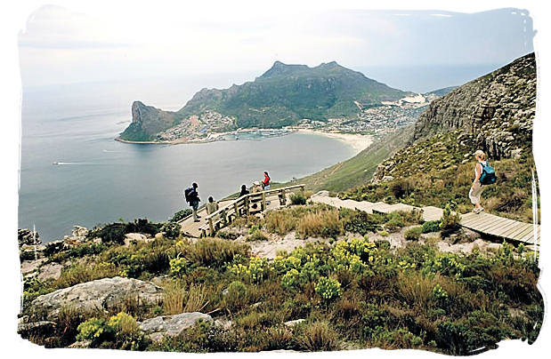 View of Houtbay, hiking in the Cape Peninsula is a truly rewarding experience - Activity Attractions in Cape Town South Africa and the Cape Peninsula